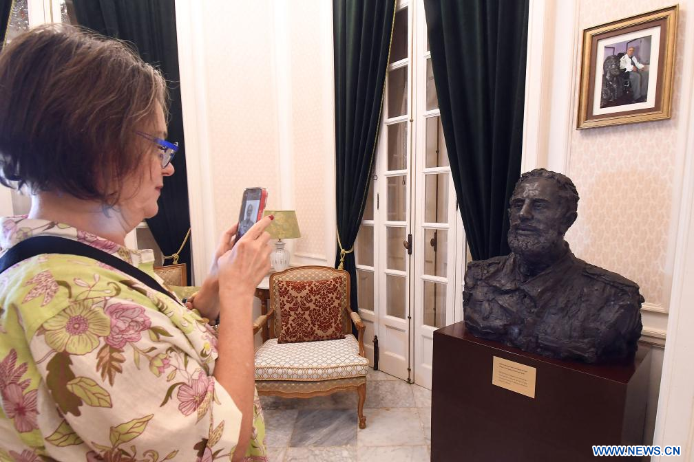 El busto de Fidel Castro, un símbolo de amistad entre Cuba y China